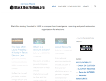 Tablet Screenshot of blackboxvoting.org